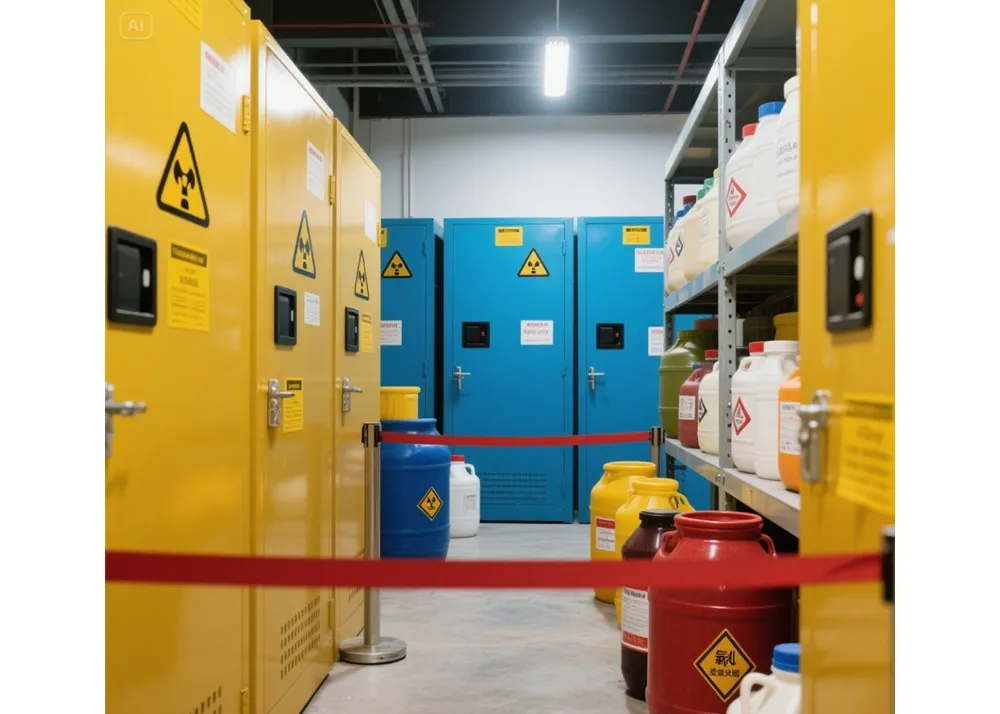 کیمیائی حفاظت: محفوظ ذخیرہ کرنے کے طریقوں کے ذریعے اپنے کام کی جگہ پر خطرات کو روکنا