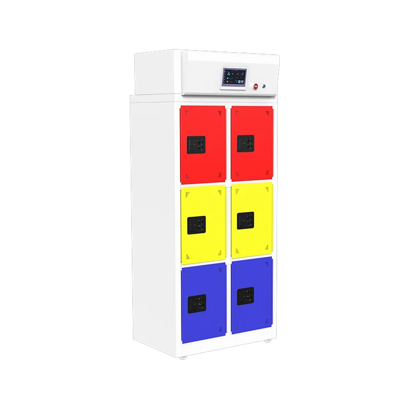 Six-door Gas-purifying Zoned Chemical Storage Cabinet