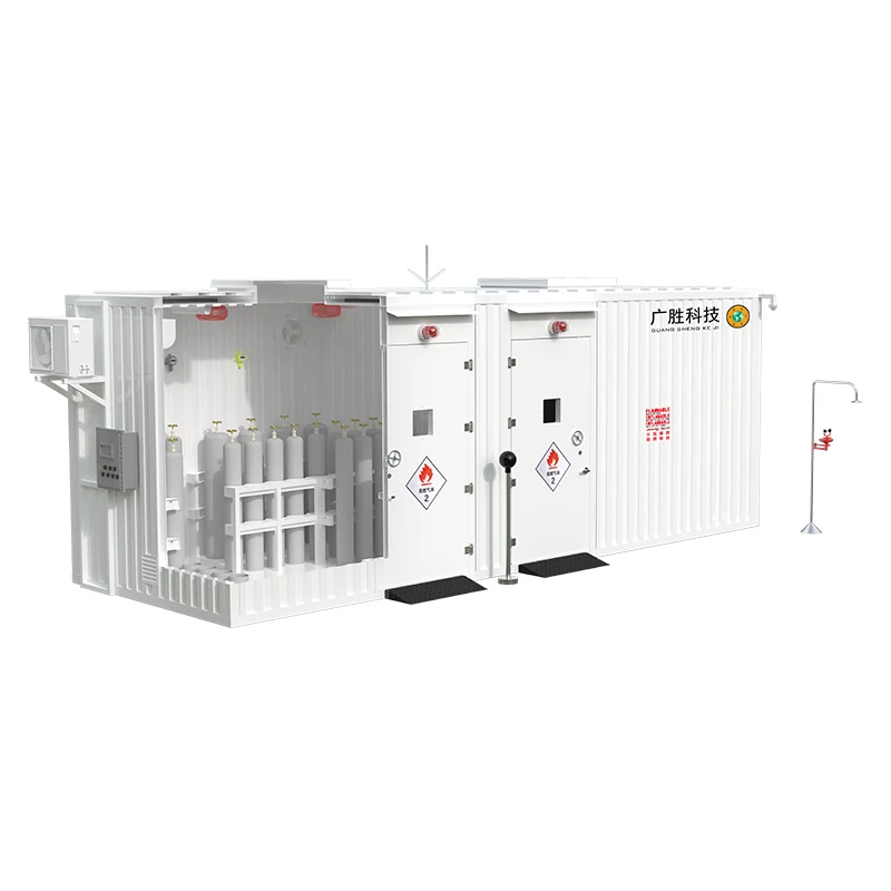 واک میں دھماکہ پروف گیس سلنڈر اسٹوریج کنٹینر گودام